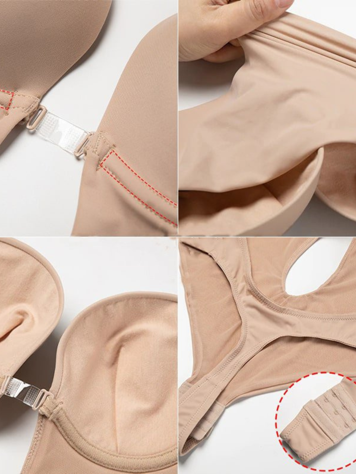 Meinebella™ V-Ausschnitt Rückenfreier Body-BH