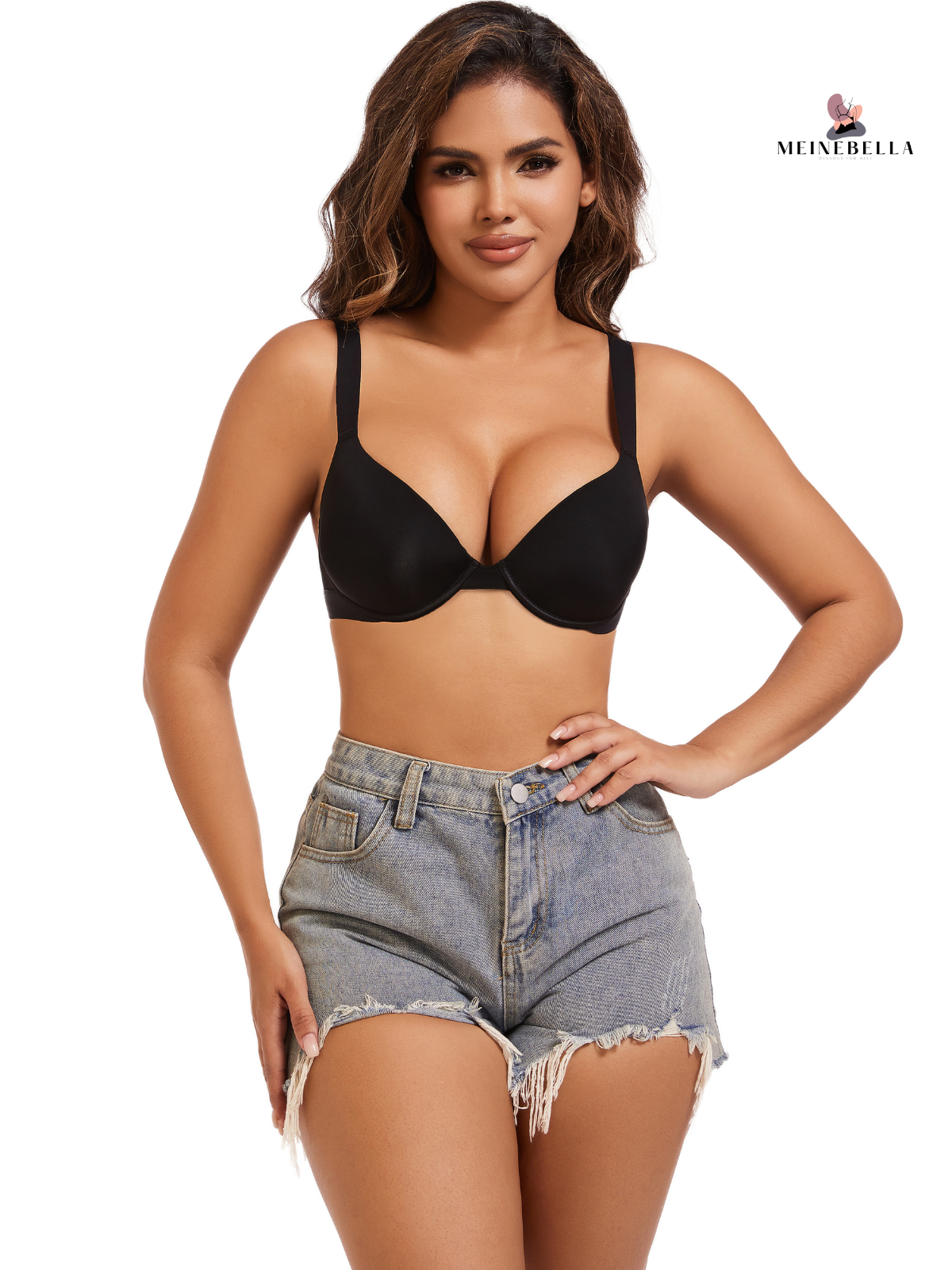 Meinebella™ Super Push-Up BH mit tiefem Ausschnitt