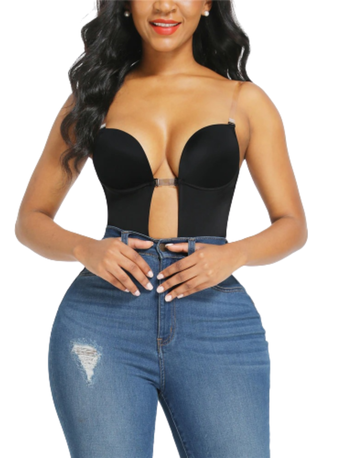 Meinebella™ V-Ausschnitt Rückenfreier Body-BH