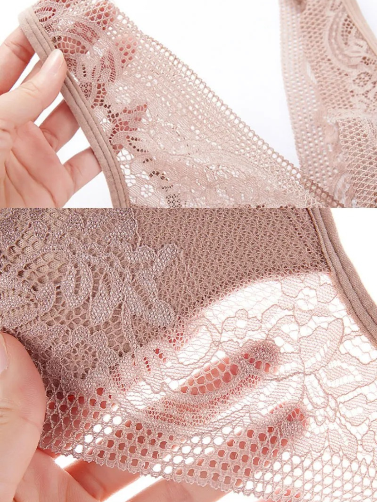 Meinebella™ Push-Up Plunge BH ohne Bügel mit Vorderverschluss