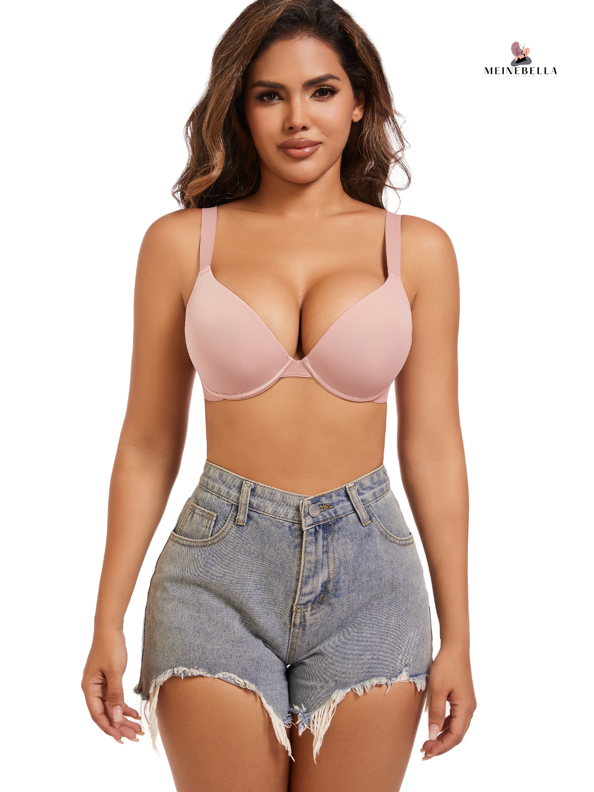 Meinebella™ Super Push-Up BH mit tiefem Ausschnitt