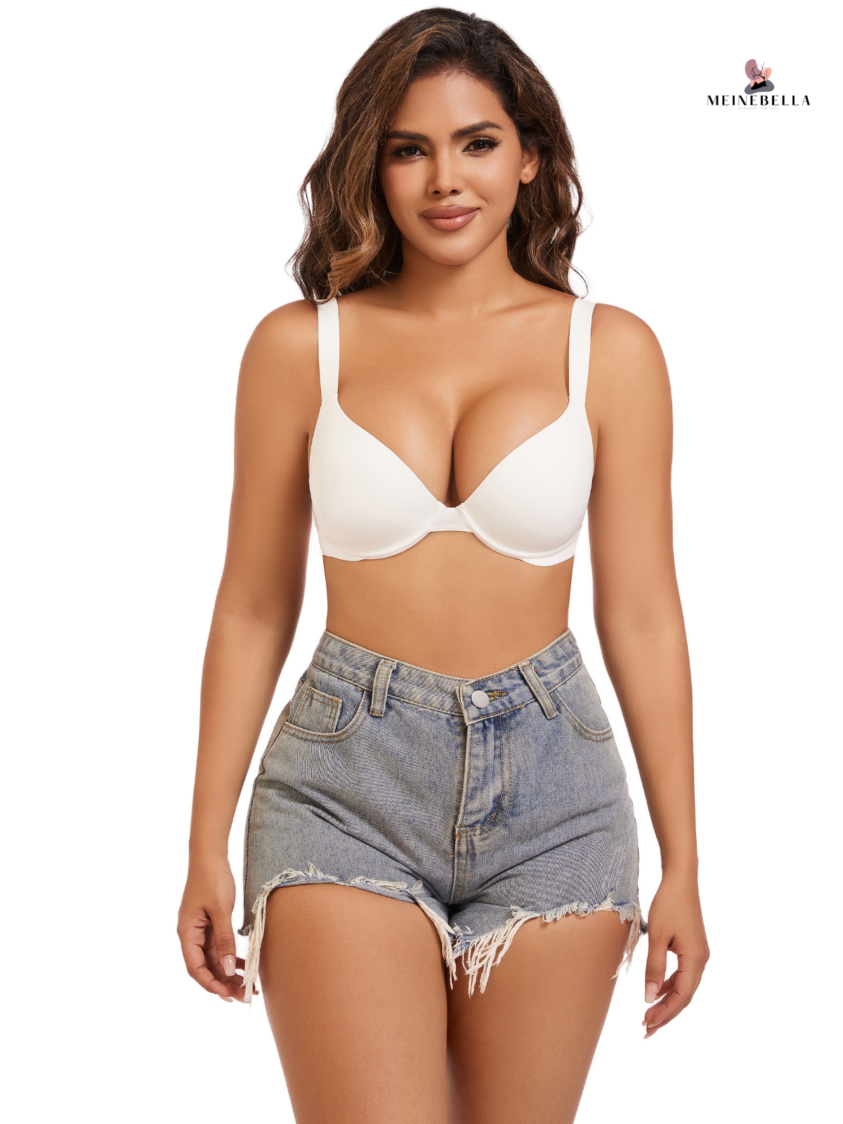 Meinebella™ Super Push-Up BH mit tiefem Ausschnitt