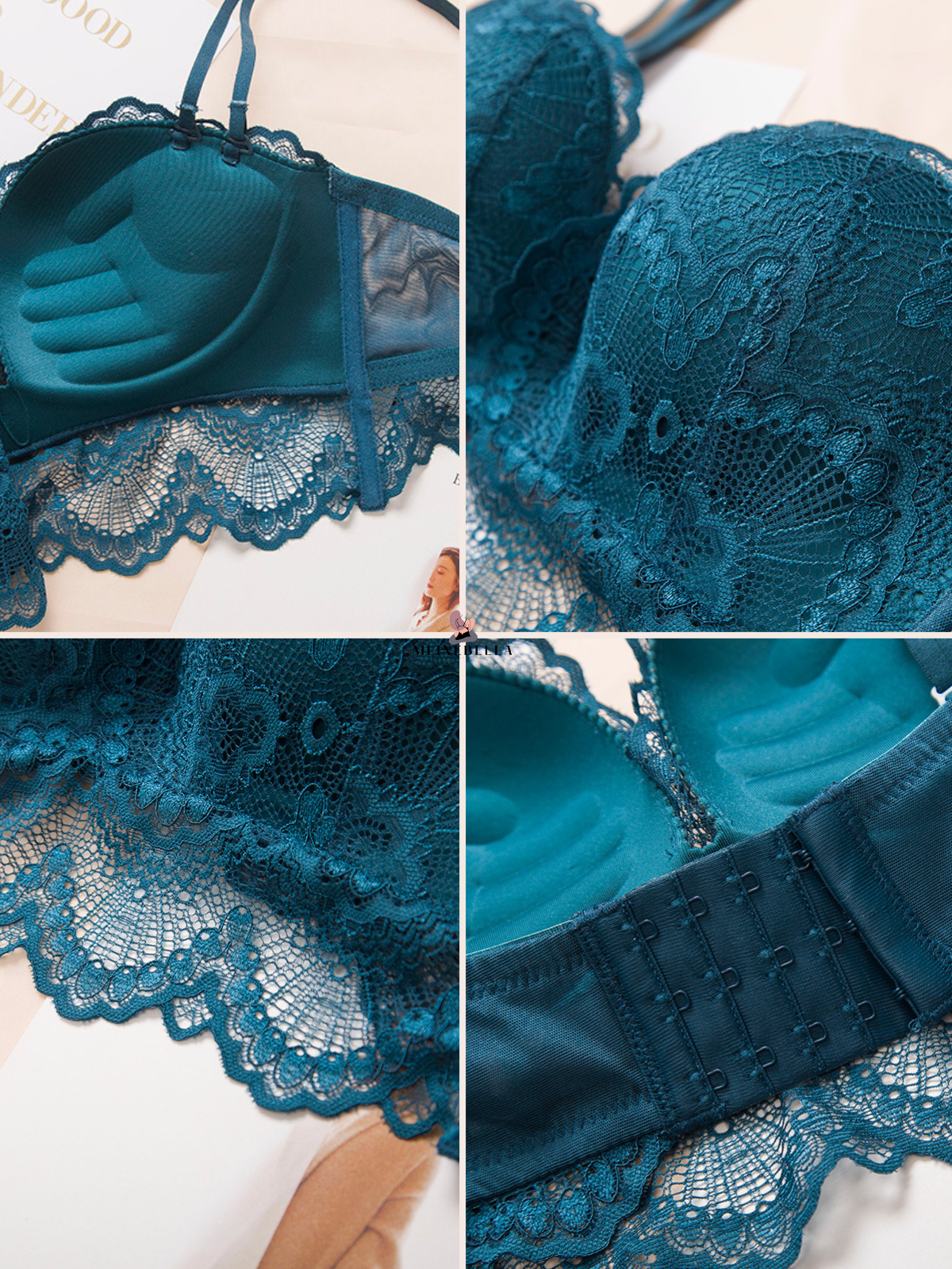 Meinebella™ A-C Push-Up BH mit Spitze