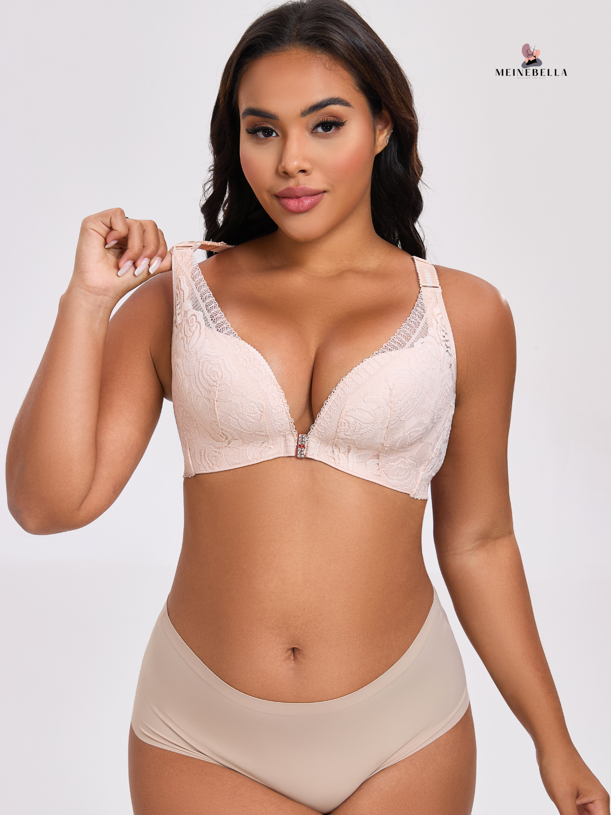 Meinebella™ Rose Push-Up BH Ohne Bügel