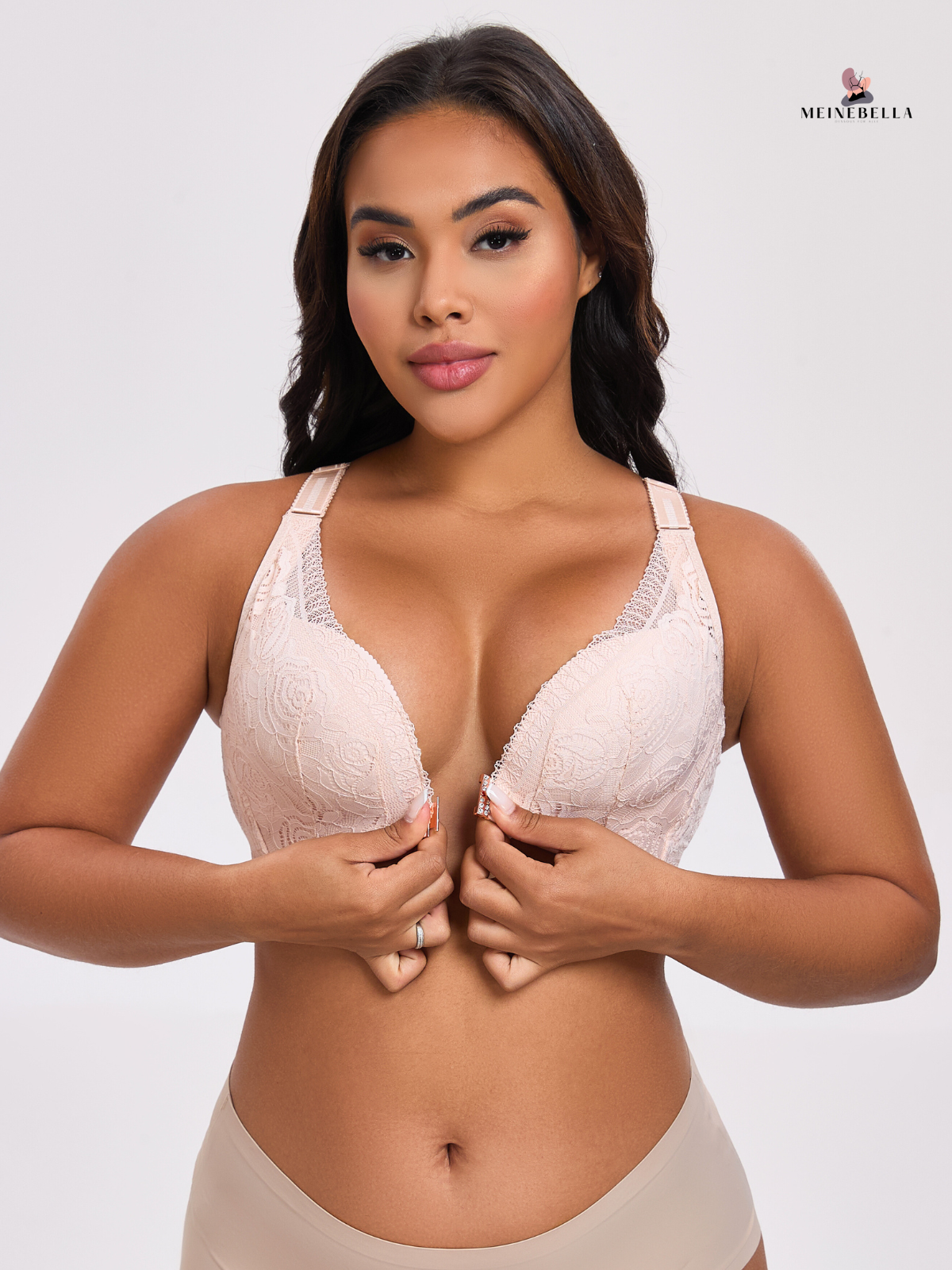 Meinebella™ Rose Push-Up BH Ohne Bügel