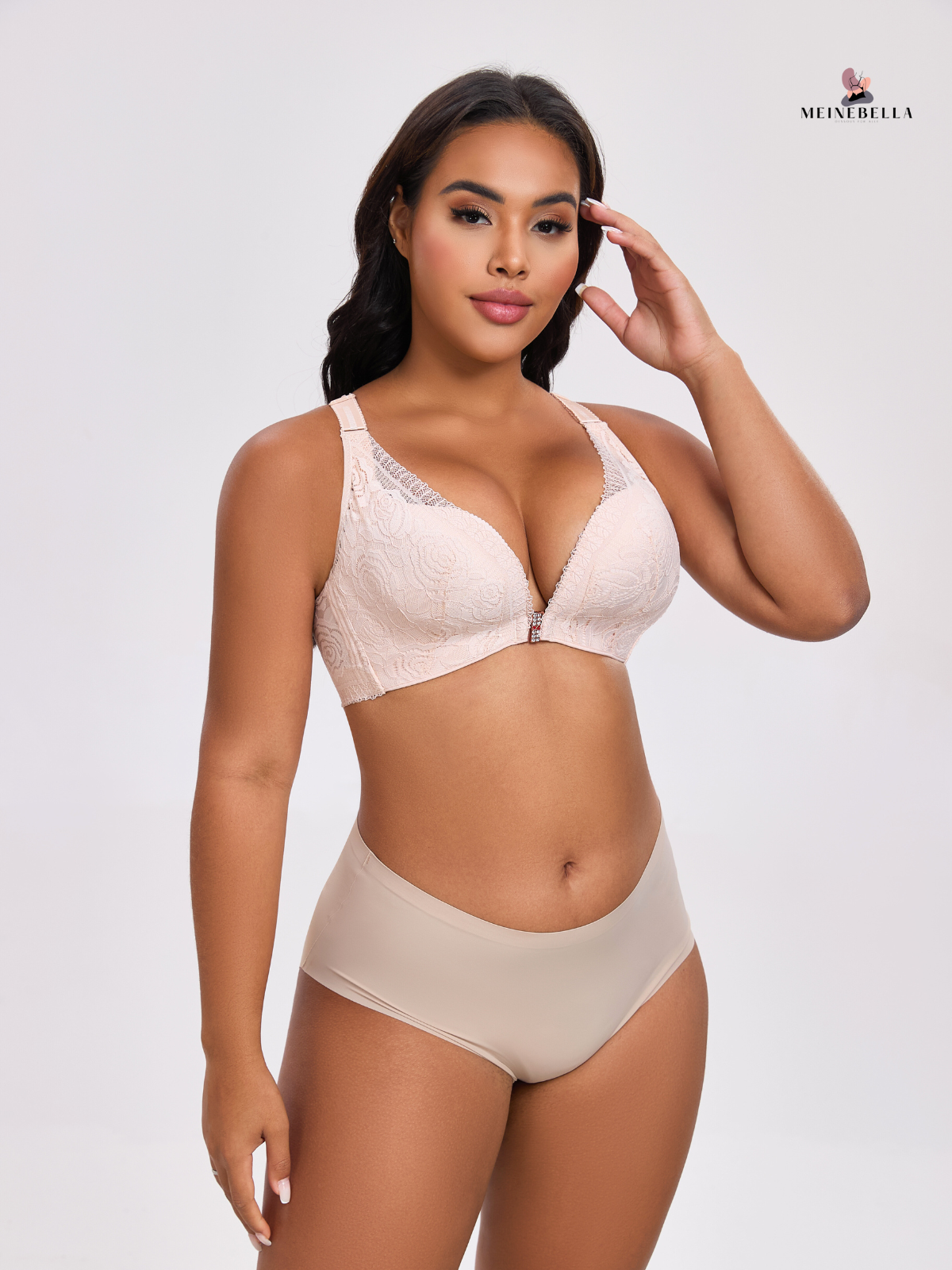 Meinebella™ Rose Push-Up BH Ohne Bügel
