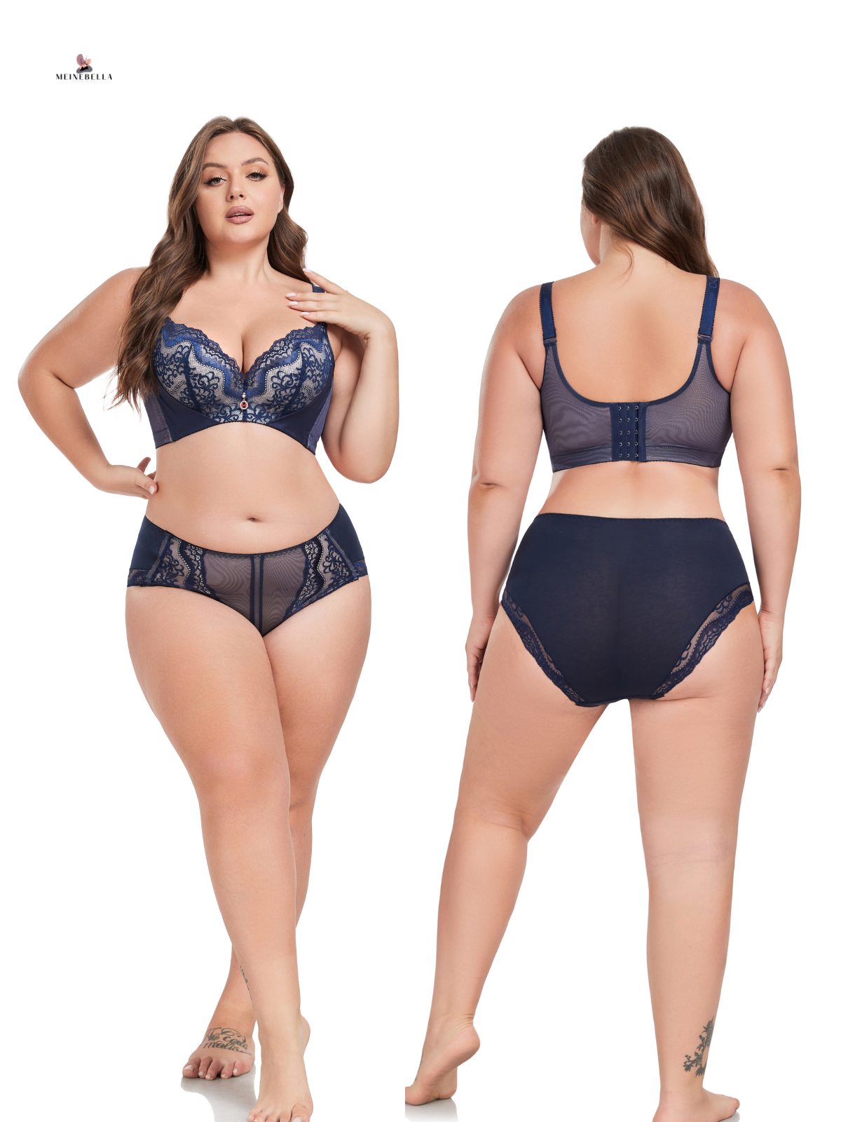 Meinebella™ Trio Slip mit Spitze