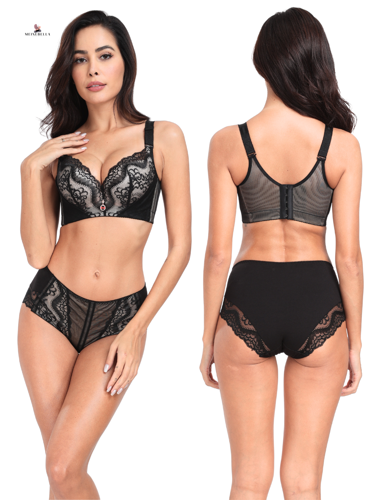 Meinebella™ Trio Slip mit Spitze
