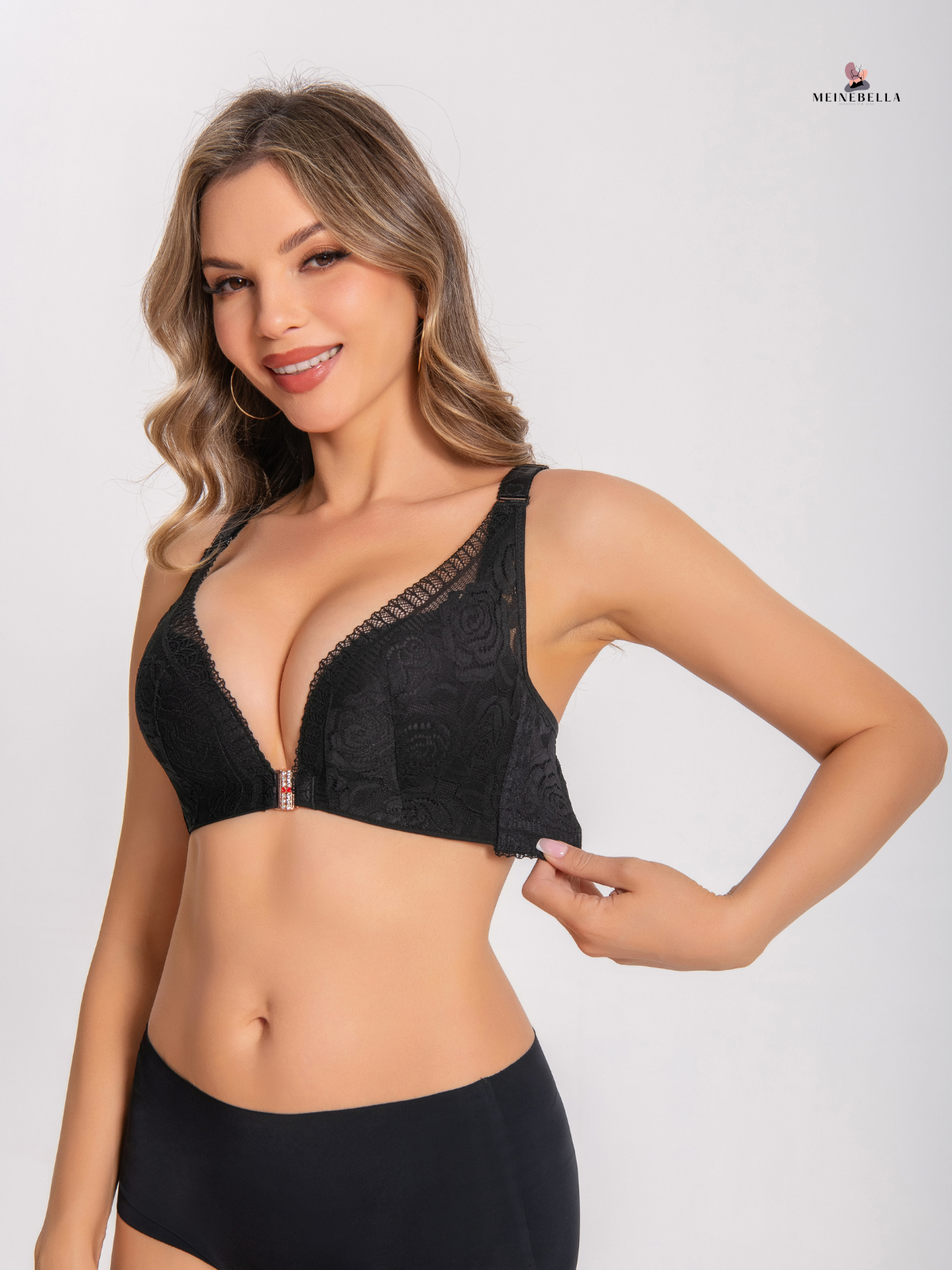 Meinebella™ Rose Push-Up BH Ohne Bügel