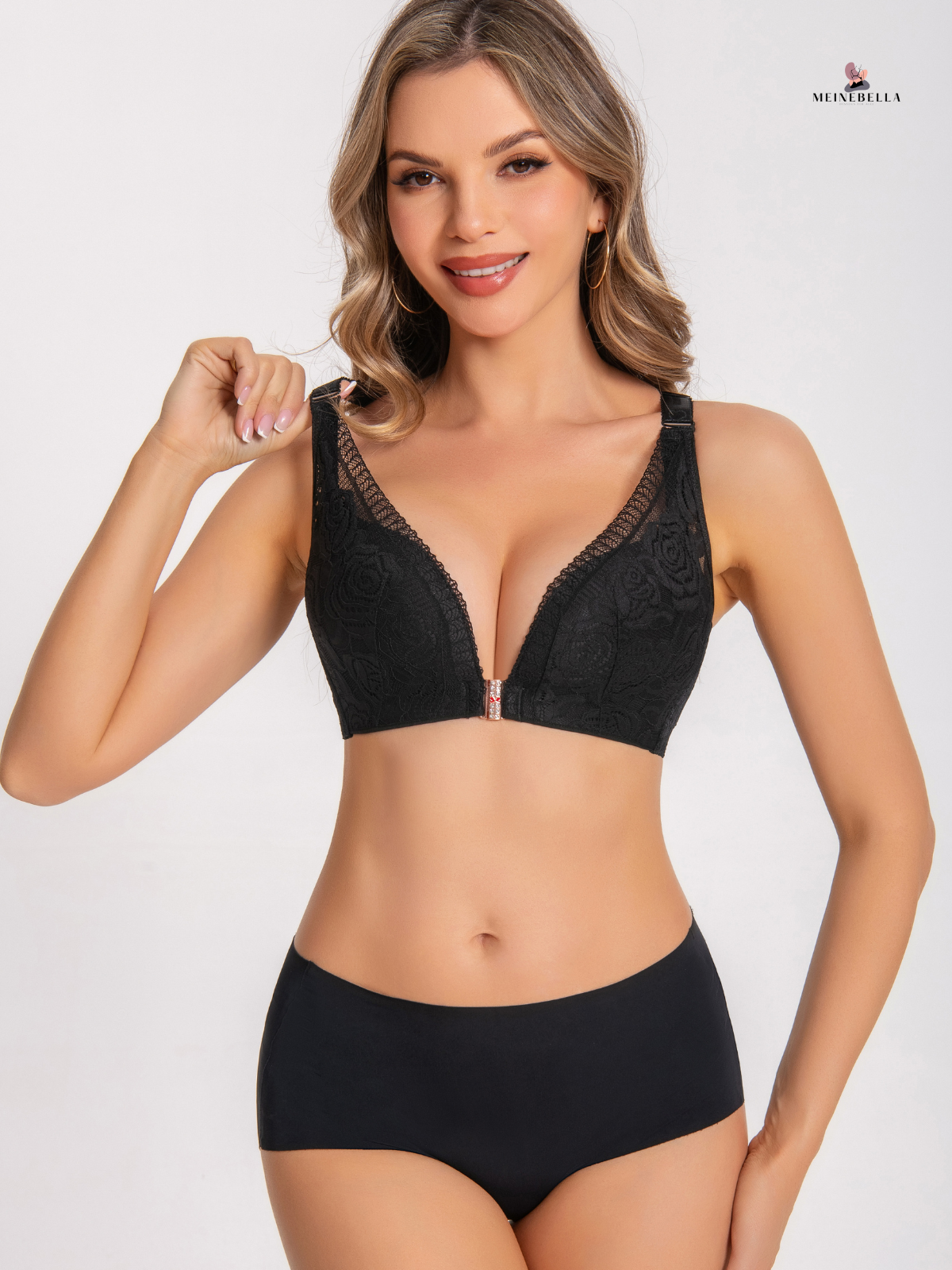 Meinebella™ Rose Push-Up BH Ohne Bügel