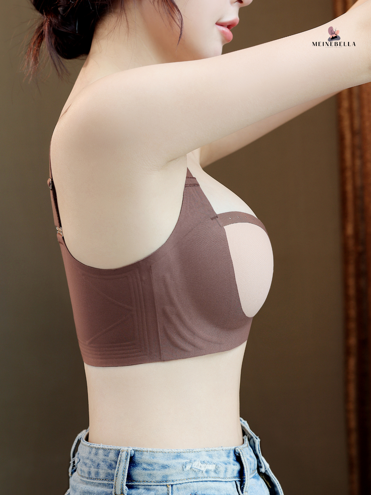 Meinebella™ Scoop Push-Up BH ohne Bügel